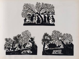 [Die cut silhouette scenes]