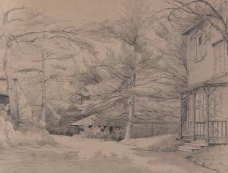 [House with porch and trees in yard]