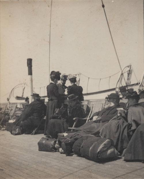 Crossing the Channel Steamer.