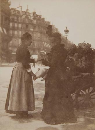 Flower-seller, Avenue de l'Opéra, Paris