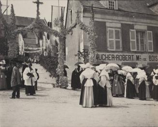 "Fête Dieu," Waiting for the Procession.
