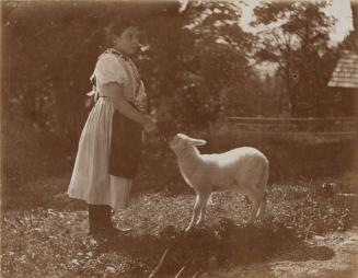 [Kerry child with lamb]