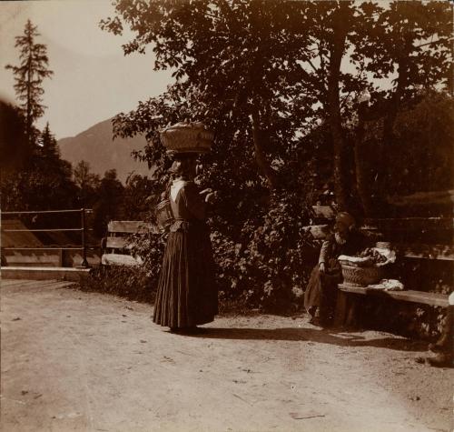 Fruit-women at "See-Klause," opposite the Seegens' Gate.