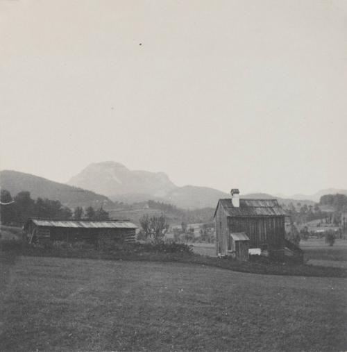[View at the "Wasnerin," near Aussee.]