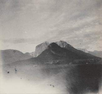 [View at the "Wasnerin," near Aussee.]