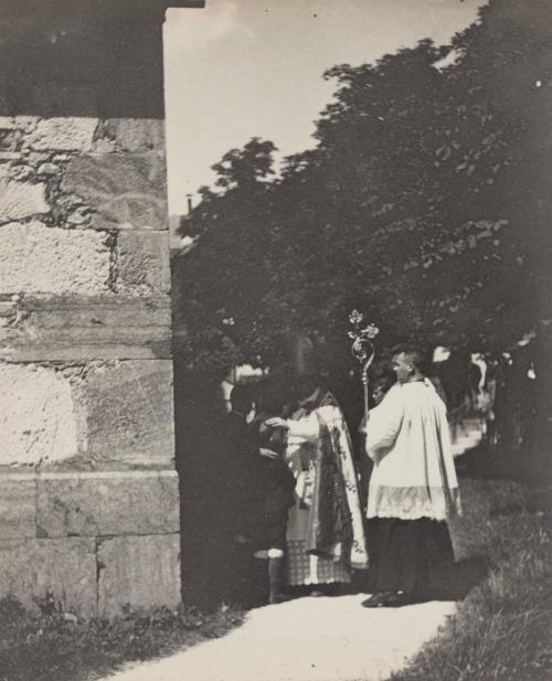 Confirmation, outside the Church, Alt-Aussee