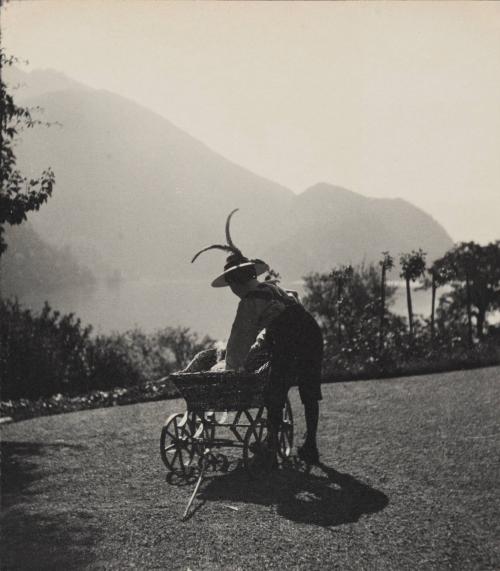 The Garden, & Hans. Villa Billroth, St. Gilgen