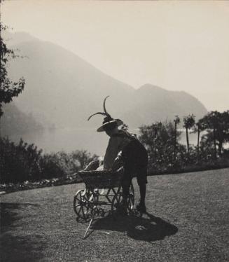 The Garden, & Hans. Villa Billroth, St. Gilgen