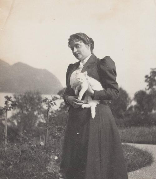 In the garden, Villa Billroth.