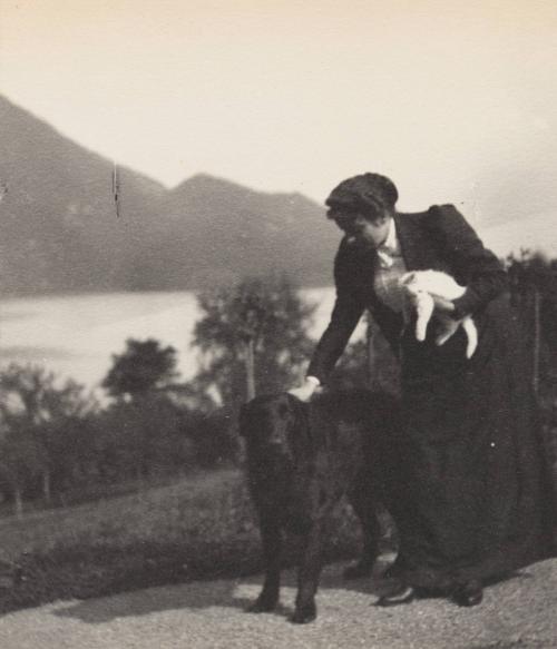 In the garden, Villa Billroth.
