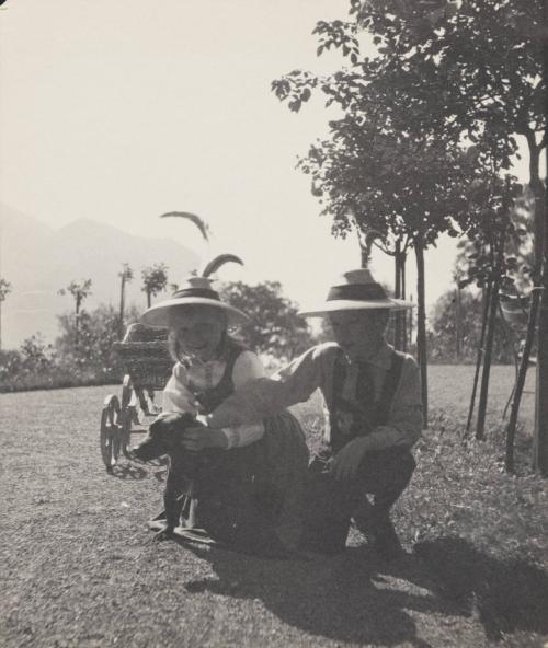 In the garden, Villa Billroth.