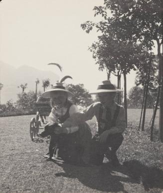 In the garden, Villa Billroth.