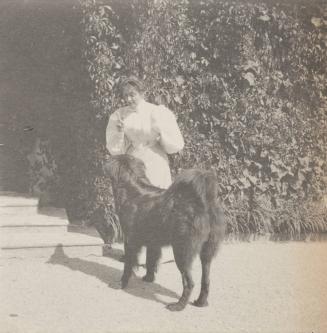 In the garden, Villa Billroth. St. Gilgen.
