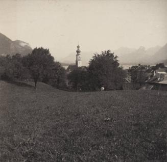 The Village of St. Gilgen, from the meadows.