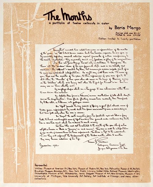 Poster, Introduction to the Months