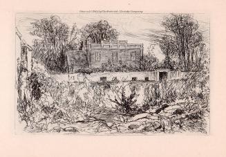 “The ‘Lilacs’, his home at Romainville.”