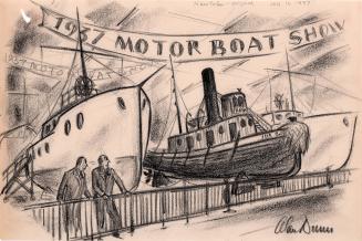 No caption (1937 Motor Boat Show)