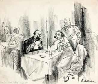 "You don't want medallion d'agneau du printemps sauce au porto, do you? Don't you think you'd btter wait until you've seen more of the world."