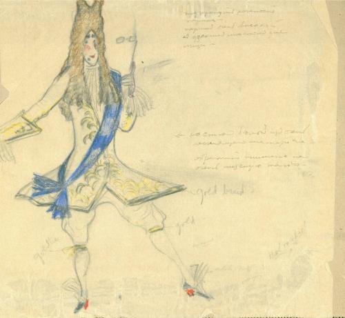 Costume design - Man in 18th century costume