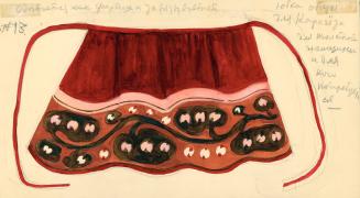 [No. 13: Design for Skirt]
