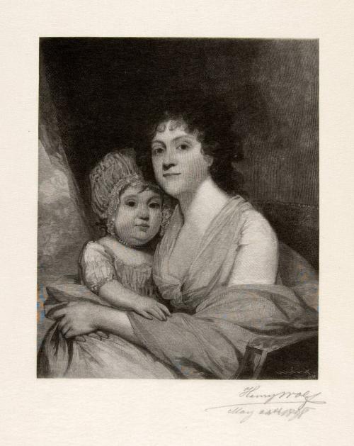 Portrait of Mother and Child