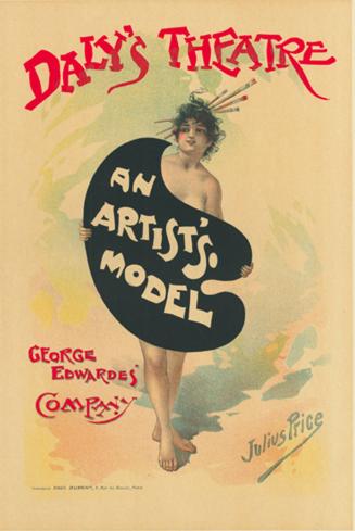 Poster for Daly's Theater - An Artist's Model