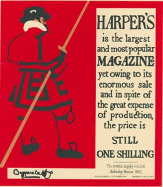Poster for Harper's Magazine