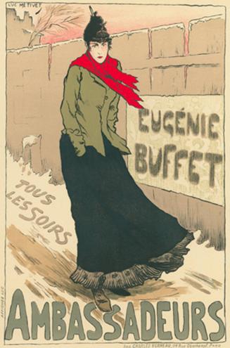 Poster for concer Eugenie Buffet