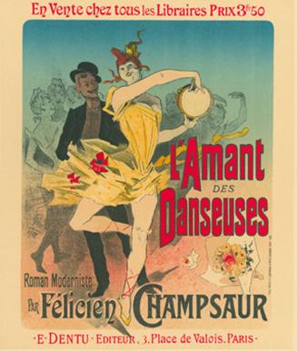 Poster for novel l'amant des Danseuses