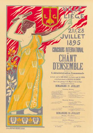 Poster Concours International de chant d'ensemble