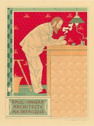 Poster for M. Paul Hankar Architecte