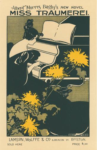 Poster for Albert Morris Bagby’s New Novel Miss Träumerei