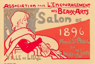 Poster for L'Encouragement des Beaux-Arts "Salon de 1896"