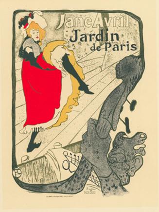 [Poster for Jane Avril Jardin de Paris]