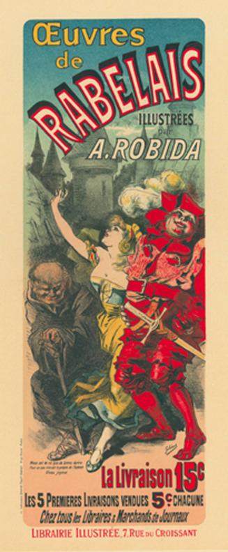 Poster for publication Oeuvres de Rabelais