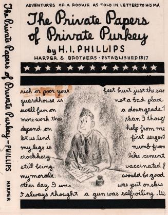 cover design for "Private Papers of Private Purkey."