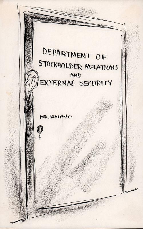 No caption (Department of Stockholder Relations and External Security)