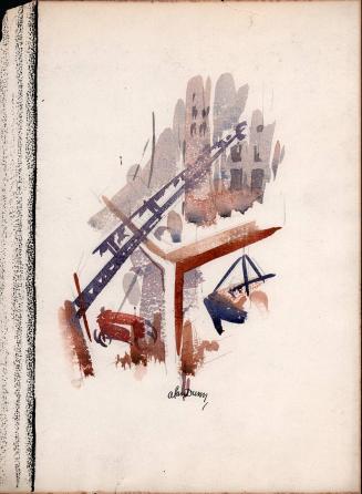 [Cover illustration - building construction]