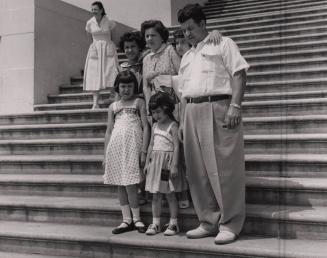 On the steps of the Capital building, Washington, D.C.