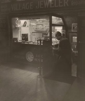 Untitled (jewelry store), Greenwich Village, Today and Yesterday;