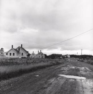 A gravel road on Matinicus Island