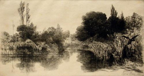 [Shere Mill Pond (larger plate)]