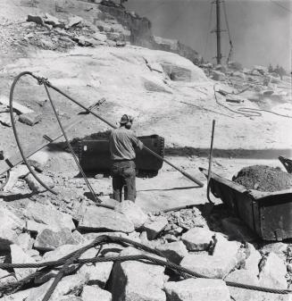 Granite quarry at Stonington, Maine