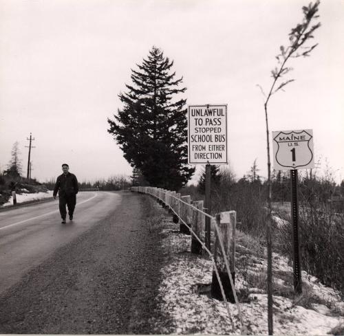 Road Sign, Route 1, Maine