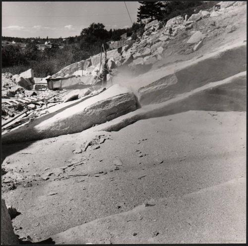 Granite quarry at Stonington, Maine