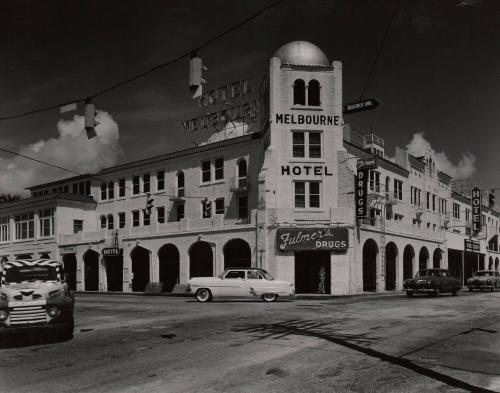 Untitled (Street corner with Melbourne Hotel)