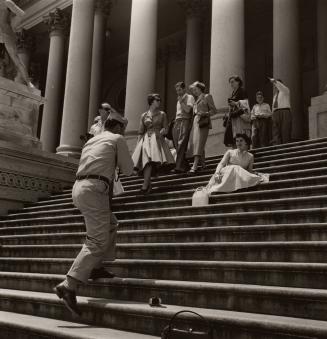 untitled [on the steps of the Capitol Building, Washington D. C.]