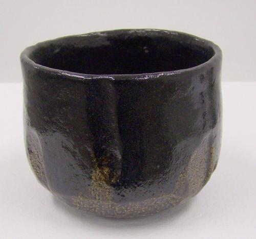 [Raku winter tea bowl]