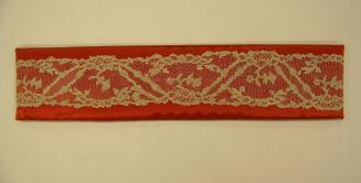 Dress trim (Quille), Point d'Argentan, needle lace