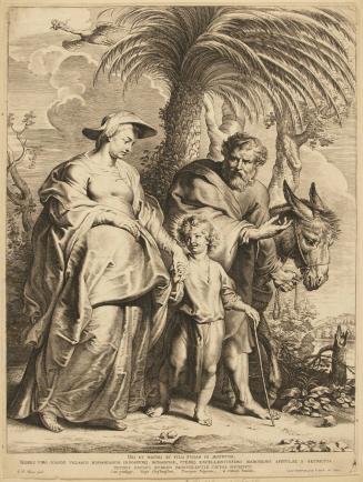 Dei Et Matris Et Filii Fugam in Aegyptum (after Rubens)